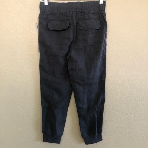 Caslon Woman’s Linen Joggers in Grey Ebony Size XXSmall Petite - Picture 2 of 16